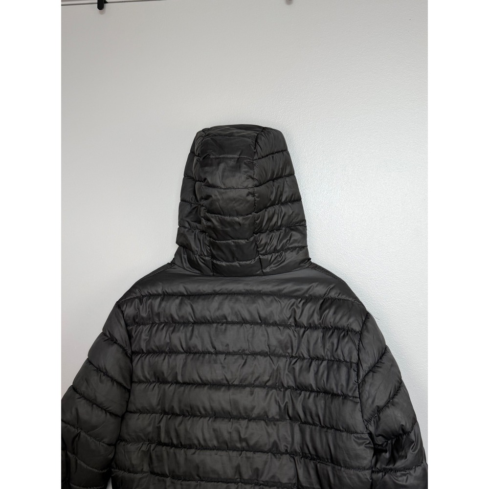 NFL Team Apparel Chicago Bears Puffer Jacket Mens‎ L Black Hooded Quilted Coat - Picture 14 of 16